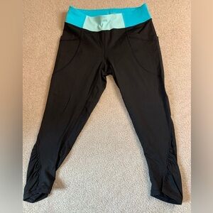 Calvin Klein Performance Quick Dry Yoga Jogger Workout Pants Black medium